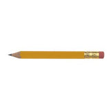 Golf Pencil - Hex with Eraser