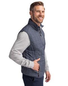 Cutter & Buck Rainier PrimaLoft? Mens Big and Tall Eco Insulated Full Zip Puffer Vest