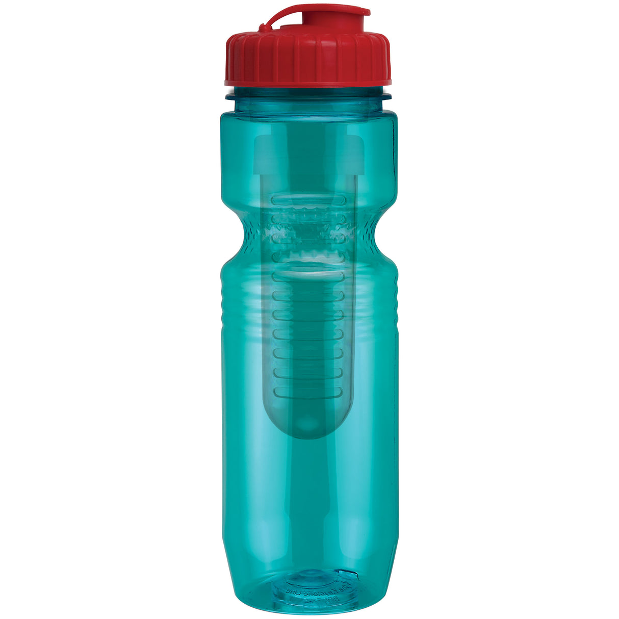 Aqua Blue/Red Lid