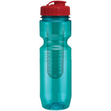 Aqua Blue/Red Lid