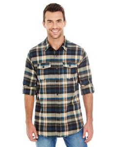 Burnside Men's Plaid Flannel Shirt