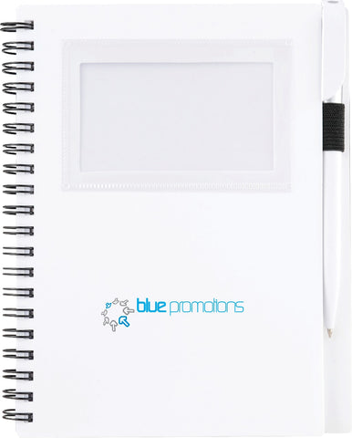 5.5'' x 7'' FSC® Mix Star Spiral Notebook with Pen
