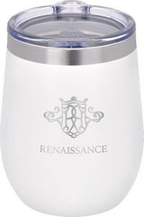 White/Clear/Silver Logo Front View