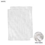 Plush and Cozy Mink Flannel Fleece White Baby Blanket, 30x40, Blank Only