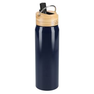 Billy 26oz Eco-Friendly Aluminum Bottle W/ FSC® 100% Bamboo Lid