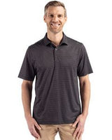 Cutter & Buck Pike Eco Shadow Check Print Recycled Mens Big & Tall Polo