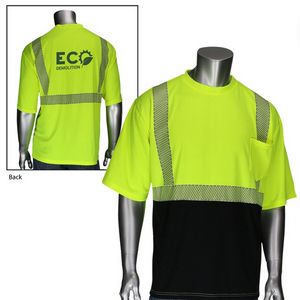 Class 2 Short Sleeve Black Bottom Front T-Shirt