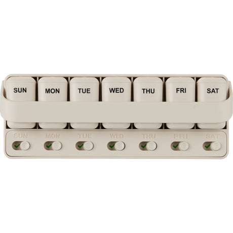 Wellable™ Daily Pill and Supplement Organizer