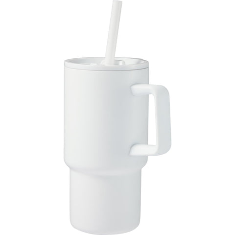 Summit 18oz Recycled Vacuum Insulated Mug w/ Straw