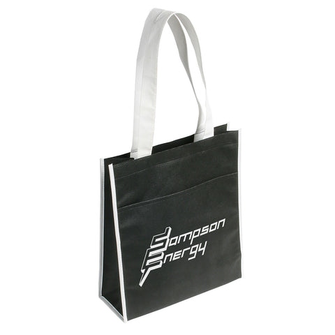 Peak Non-Woven Tote Bag with Pocket