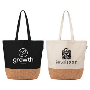 000623 Alentejo - Recycled Cotton Tote Bag with Cork Bottom