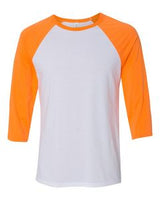 White/Neon Orange Blank