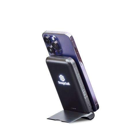 Elara, 10,000 mAh MagSafe Light-Up Power Bank with Folding Stand