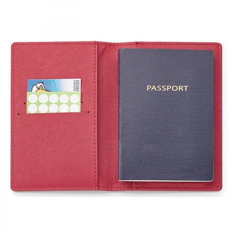 Genuine Leather Rfid Booklet Passport Holder