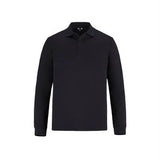 Birdie Men's Long Sleeve Pique Mesh Polo Shirt
