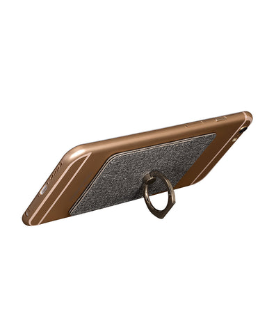 RFID Phone Pocket With Metal Ring Phone Stand