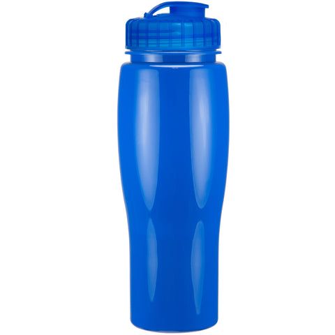 24 Oz. Contour Bottle w/ Flip Top Lid - Solid Colors