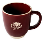 Victorian 14oz burgundy mug - Etched