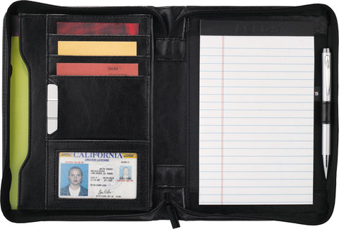 Renaissance Jr. Zippered Padfolio with FSC® Mix Paper