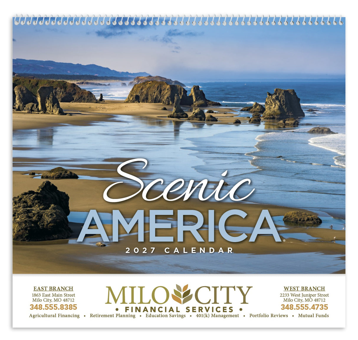 HotLine Products Scenic America Appointment Calendar - Spiral cover image