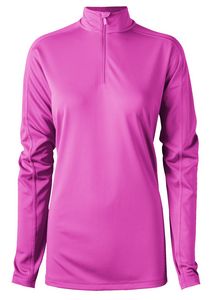 Zorrel® Ladies Boston Syntrel™ ¼-Zip Interlock Pullover Shirt