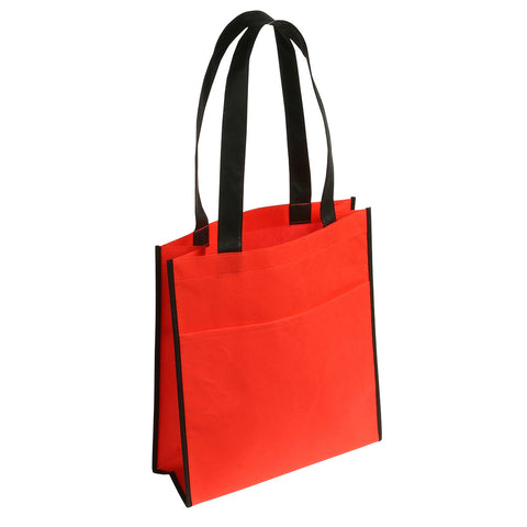 Peak Non-Woven Tote Bag with Pocket