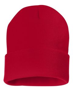 000421 Sportsman™ 12'' Solid Cuffed Beanie