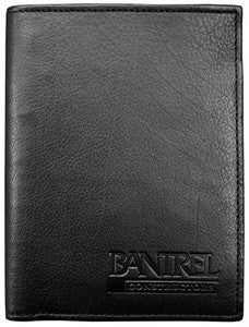 ~ Passport Holder genuine top grain leather black