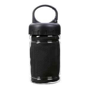 Carabiner Bottle with Cooling Towel