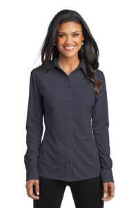 Port Authority® Dimension Knit Ladies' Dress Shirt
