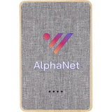 Bamboo Brown/Gray Logo Top View