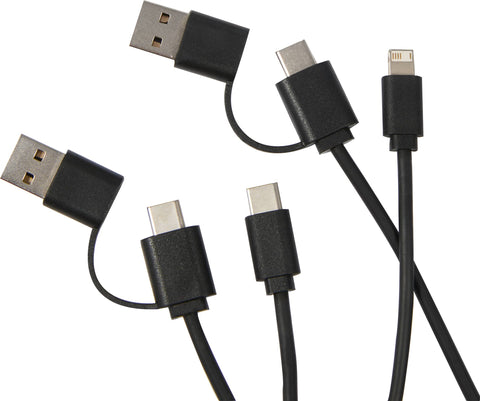 Dual Power Long Charging Cable Kit
