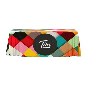 8' Open-Back Full Color Table Throw