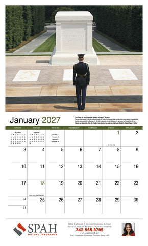 HotLine® Products American History Appointment Calendar - Stapled