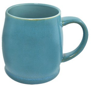 Umea 16oz reactive teal mug in Ripple gift box - Etched