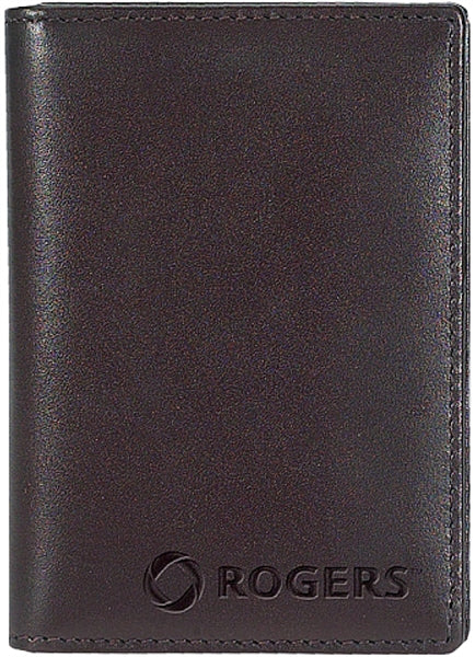 Deluxe Business Card holder brown top grain cowhide