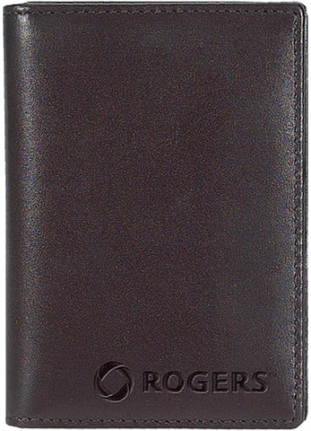 Deluxe Business Card holder brown top grain cowhide