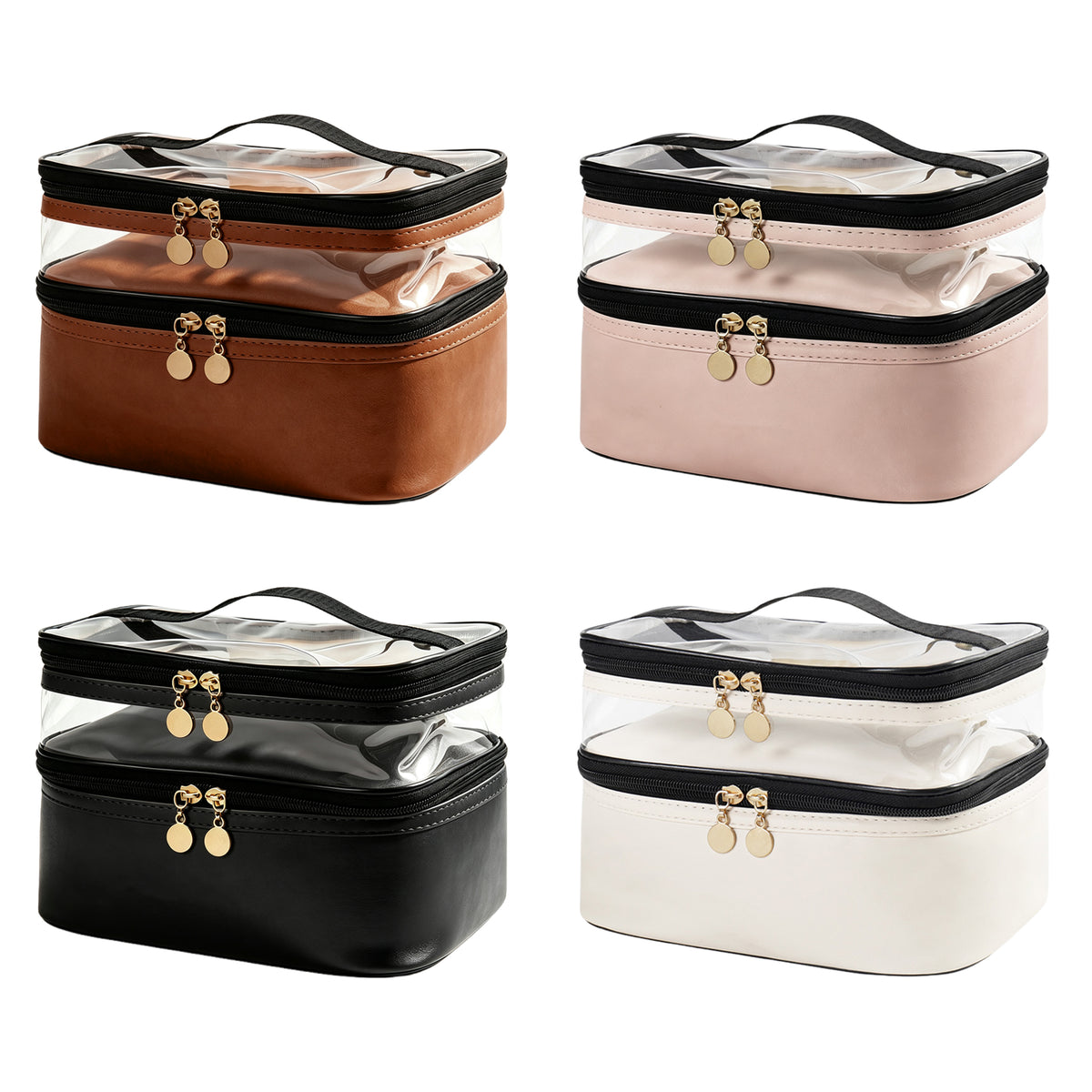 Double-Layer Makeup Bag - Organize In Style