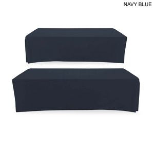 Polycotton Twill Table Throw for 8' Table, Drape style, 4 sided, Closed Back, Blank only