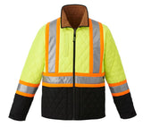 Tan/Hi-Vis Yellow/Black/Silver/Orange Inisde