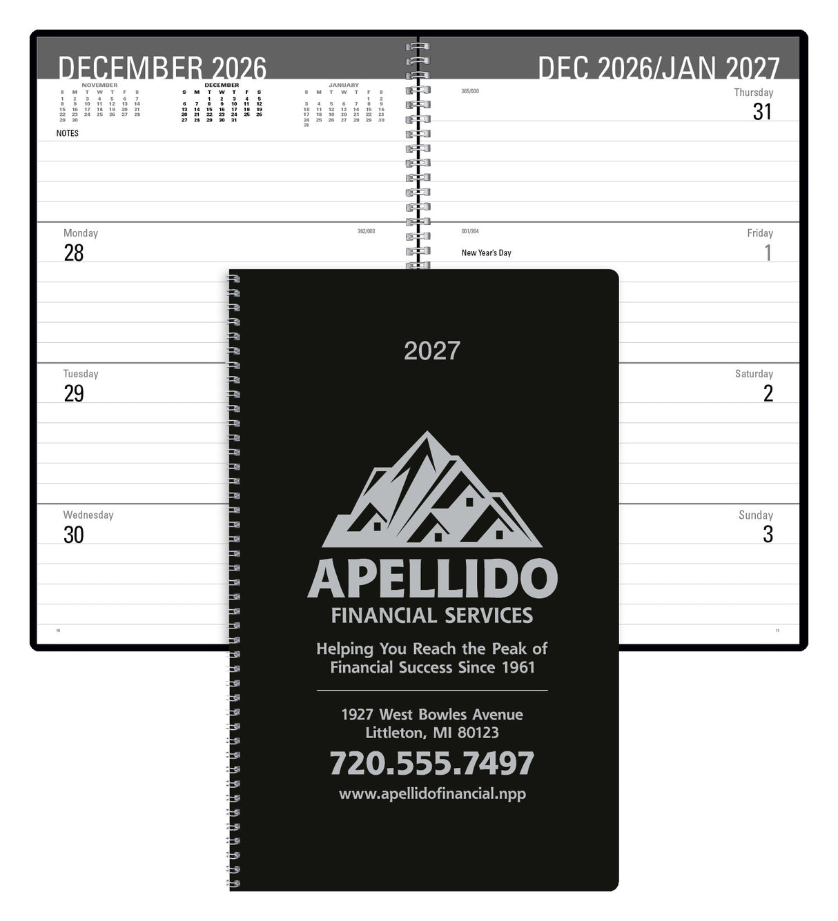 Triumph® Calendars Classic Weekly Desk Planner