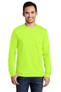 Port & Company® Men's Long Sleeve Essential Pocket T-Shirt