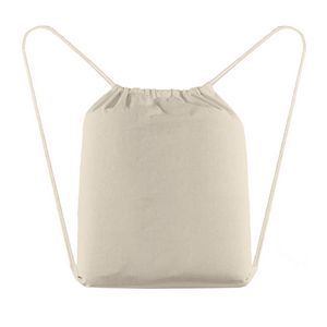 Java - 5 oz Cotton Drawstring Backpack
