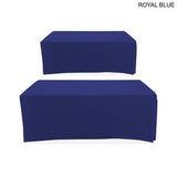 48 Hr Quick Ship - Polycotton Twill Table Throw for 6' Table, Drape style, 4 sided, Closed Back