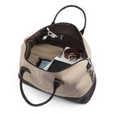 000872 Bugatti Colombian Leather Duffle Bag with multiple pockets