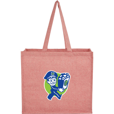 Laminated Cotton Shopper Tote