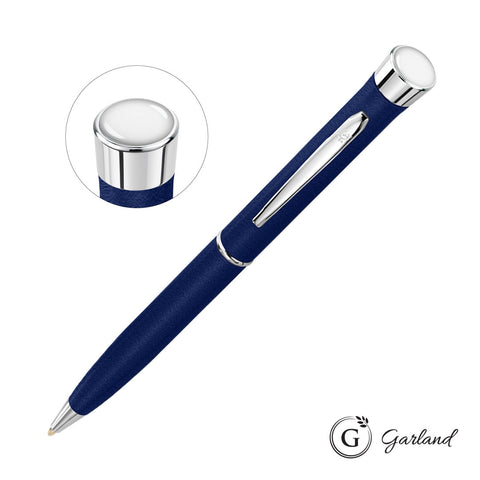Garland? Tactical Custom Textured Twist Pen - Chrome
