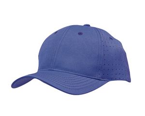 Breathable Poly Twill Cap w/Circle Perforations