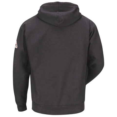 Bulwark Men's Flame Resistant Full Zip-Front Hooded Sweatshirt - Cotton/Spandex Blend