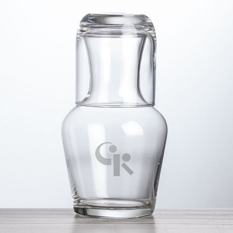Summit Desk Water Set - Deep Etched